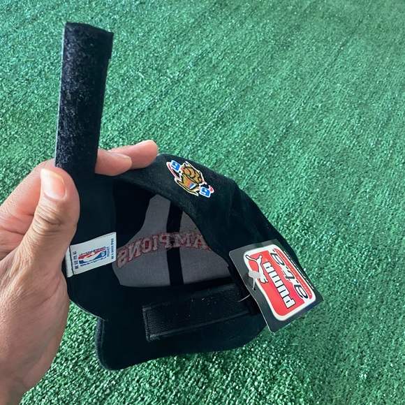 vintage 1999 DS San Antonio Spurs NBA Champions Puma Strapback Hat NWT Cap - Picture 11 of 11